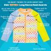 image:imageSwimZip UPF 50 Long Sleeve Rash Guard for Boys and Girls  Baby Toddler KidsGamified