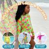 image:imageSwimZip UPF 50 Long Sleeve Rash Guard for Boys and Girls  Baby Toddler KidsHibiscus