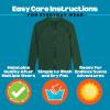 image:imageSwimZip UPF 50 Long Sleeve Rash Guard for Boys and Girls  Baby Toddler KidsHunter Green