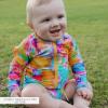image:imageSwimZip UPF 50 Long Sleeve Rash Guard for Boys and Girls  Baby Toddler KidsImpressions