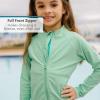 image:imageSwimZip UPF 50 Long Sleeve Rash Guard for Boys and Girls  Baby Toddler KidsLight Jade