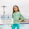 image:imageSwimZip UPF 50 Long Sleeve Rash Guard for Boys and Girls  Baby Toddler KidsLight Jade
