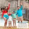 image:imageSwimZip UPF 50 Long Sleeve Rash Guard for Boys and Girls  Baby Toddler KidsLight Jade