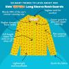 image:imageSwimZip UPF 50 Long Sleeve Rash Guard for Boys and Girls  Baby Toddler KidsLobster