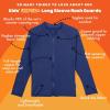 image:imageSwimZip UPF 50 Long Sleeve Rash Guard for Boys and Girls  Baby Toddler KidsNavy Blue