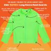 image:imageSwimZip UPF 50 Long Sleeve Rash Guard for Boys and Girls  Baby Toddler KidsNeon Green