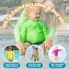 image:imageSwimZip UPF 50 Long Sleeve Rash Guard for Boys and Girls  Baby Toddler KidsNeon Green