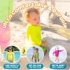 image:imageSwimZip UPF 50 Long Sleeve Rash Guard for Boys and Girls  Baby Toddler KidsNeon Yellow