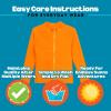 image:imageSwimZip UPF 50 Long Sleeve Rash Guard for Boys and Girls  Baby Toddler KidsOrange