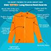 image:imageSwimZip UPF 50 Long Sleeve Rash Guard for Boys and Girls  Baby Toddler KidsOrange