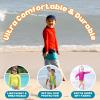 image:imageSwimZip UPF 50 Long Sleeve Rash Guard for Boys and Girls  Baby Toddler KidsRed