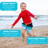 image:imageSwimZip UPF 50 Long Sleeve Rash Guard for Boys and Girls  Baby Toddler KidsRed