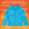 image:imageSwimZip UPF 50 Long Sleeve Rash Guard for Boys and Girls  Baby Toddler KidsScuba Blue