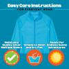 image:imageSwimZip UPF 50 Long Sleeve Rash Guard for Boys and Girls  Baby Toddler KidsScuba Blue