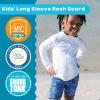 image:imageSwimZip UPF 50 Long Sleeve Rash Guard for Boys and Girls  Baby Toddler KidsWhite