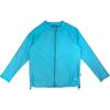 image:imageSwimZip Girls UPF 50 Long Sleeve Zip Rash Guard Swim Shirt TopBlue