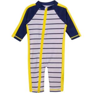 image:imageSwimZip Boys LongSleeve UPF 50 Swimsuit for Baby Toddler amp Little BoysHamptons Getaway
