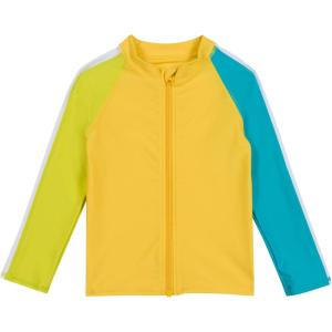 image:imageSwimZip UPF 50 Long Sleeve Rash Guard for Boys and Girls  Baby Toddler KidsColor Pop