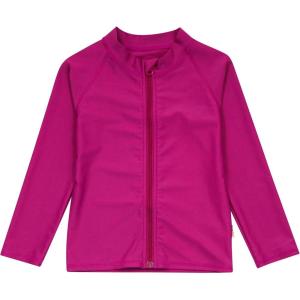 image:imageSwimZip UPF 50 Long Sleeve Rash Guard for Boys and Girls  Baby Toddler KidsFuchsia Festival
