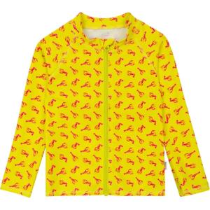 image:imageSwimZip UPF 50 Long Sleeve Rash Guard for Boys and Girls  Baby Toddler KidsLobster