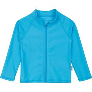 image:imageSwimZip UPF 50 Long Sleeve Rash Guard for Boys and Girls  Baby Toddler KidsScuba Blue