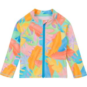 image:imageSwimZip UPF 50 Long Sleeve Rash Guard for Boys and Girls  Baby Toddler KidsVibrant Vacay