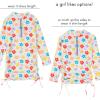 image:imageSwimZip Girls Long Sleeve Swim Dress Cover Up Swimsuit  UPF 50 Sun ProtectionBlossom
