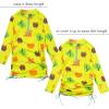 image:imageSwimZip Girls Long Sleeve Swim Dress Cover Up Swimsuit  UPF 50 Sun ProtectionCoral