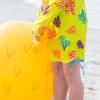 image:imageSwimZip Girls Long Sleeve Swim Dress Cover Up Swimsuit  UPF 50 Sun ProtectionCoral