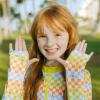 image:imageSwimZip Girls Long Sleeve Swim Dress Cover Up Swimsuit  UPF 50 Sun ProtectionGamified