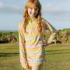 image:imageSwimZip Girls Long Sleeve Swim Dress Cover Up Swimsuit  UPF 50 Sun ProtectionGamified