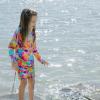 image:imageSwimZip Girls Long Sleeve Swim Dress Cover Up Swimsuit  UPF 50 Sun ProtectionImpressions