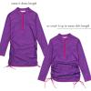 image:imageSwimZip Girls Long Sleeve Swim Dress Cover Up Swimsuit  UPF 50 Sun ProtectionIn Disguise