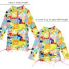 image:imageSwimZip Girls Long Sleeve Swim Dress Cover Up Swimsuit  UPF 50 Sun ProtectionJoyful