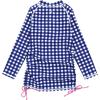 image:imageSwimZip Girls Long Sleeve Swim Dress Cover Up Swimsuit  UPF 50 Sun ProtectionNavy Gingham