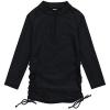 image:imageSwimZip Girls Long Sleeve Swim Dress Cover Up Swimsuit  UPF 50 Sun ProtectionBlack