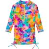 image:imageSwimZip Girls Long Sleeve Swim Dress Cover Up Swimsuit  UPF 50 Sun ProtectionImpressions