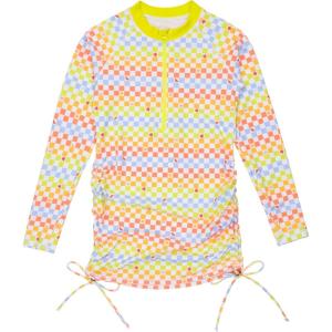 image:imageSwimZip Girls Long Sleeve Swim Dress Cover Up Swimsuit  UPF 50 Sun ProtectionGamified