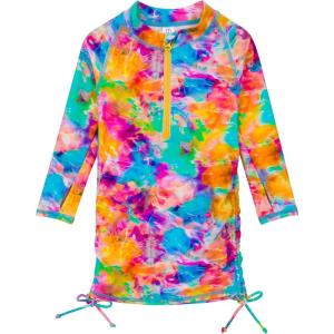 image:imageSwimZip Girls Long Sleeve Swim Dress Cover Up Swimsuit  UPF 50 Sun ProtectionImpressions