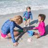 image:imageSwimZip Girls UPF 50 3Piece Long Sleeve Rash Guard Tankini amp Bikini BottomsOcean Breeze