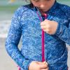 image:imageSwimZip Girls UPF 50 3Piece Long Sleeve Rash Guard Tankini amp Bikini BottomsOcean Breeze