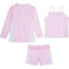 image:imageSwimZip Girls Long Sleeve Rash Guard Swim Shorts Set with UPF 50Sassy Surfer1218 Months