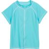 image:imageSwimZip Sweet Splasher  Short Sleeve Girl Zipper Rash Guard