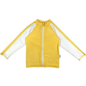 image:imageSwimZip Kids Long Sleeve Zipper Rash Guard UPF 50 Multiple ColorsYellowWhite