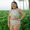 image:imageSwimZip Womens Halter Top Swim Suit with UPF 50 Sun ProtectionGroovy