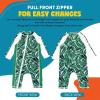 image:imageSwimZip Boys LongSleeve UPF 50 Swimsuit for Baby Toddler amp Little BoysGreen