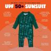 image:imageSwimZip Boys LongSleeve UPF 50 Swimsuit for Baby Toddler amp Little BoysJellyfish Green