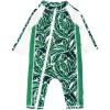 image:imageSwimZip Boys LongSleeve UPF 50 Swimsuit for Baby Toddler amp Little BoysGreen