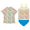 image:imageSwimZip Girls Short Sleeve Rash Guard with Tankini amp BottomsGroovy