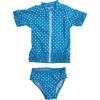image:imageSassy Surfer  Pink UV Sun Protective Rash Guard Swimsuit Set by SwimZip Swimwear Aqua 4T